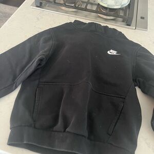 Nike Kids Black Sweatshirt Jacket